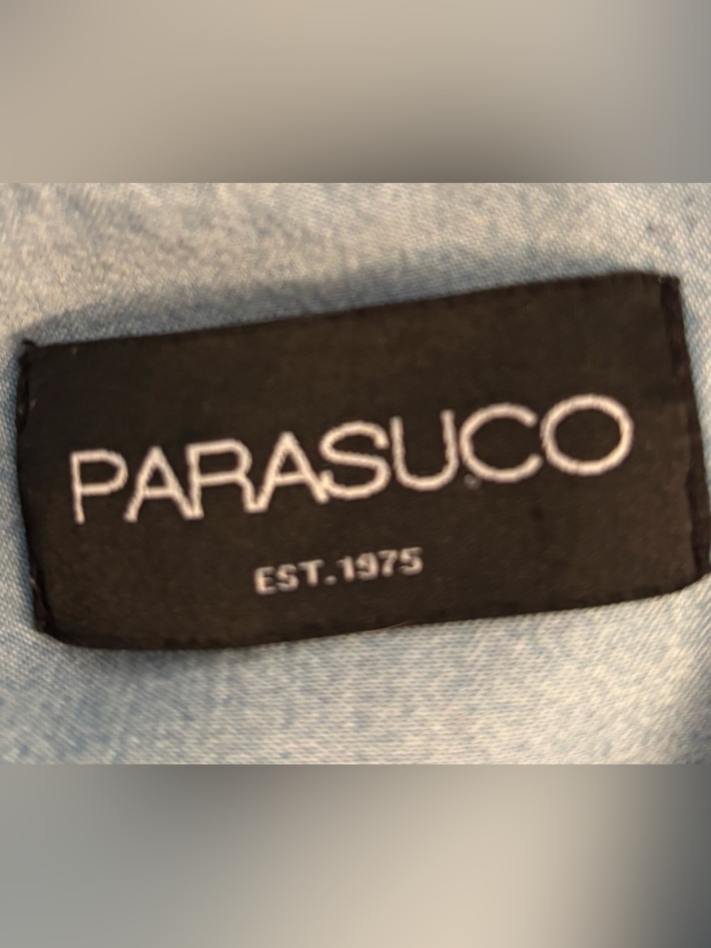 Parasuco Light Wash Denim Tencel Shirt Dress - Picture 5 of 6